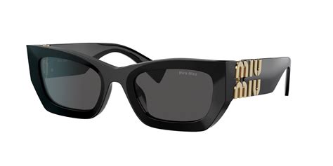 miu miu 0mu 09ws|Miu Miu MU 09WS Runway 53 Dark Grey & Black .